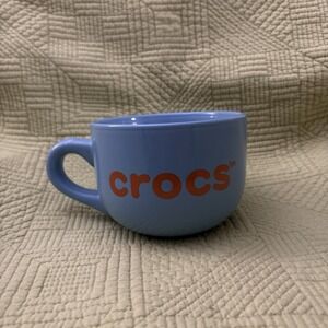 Coffee / Soup Mug CROCS  - Crocodile & Light Blue/Orange Lettering of CROCS